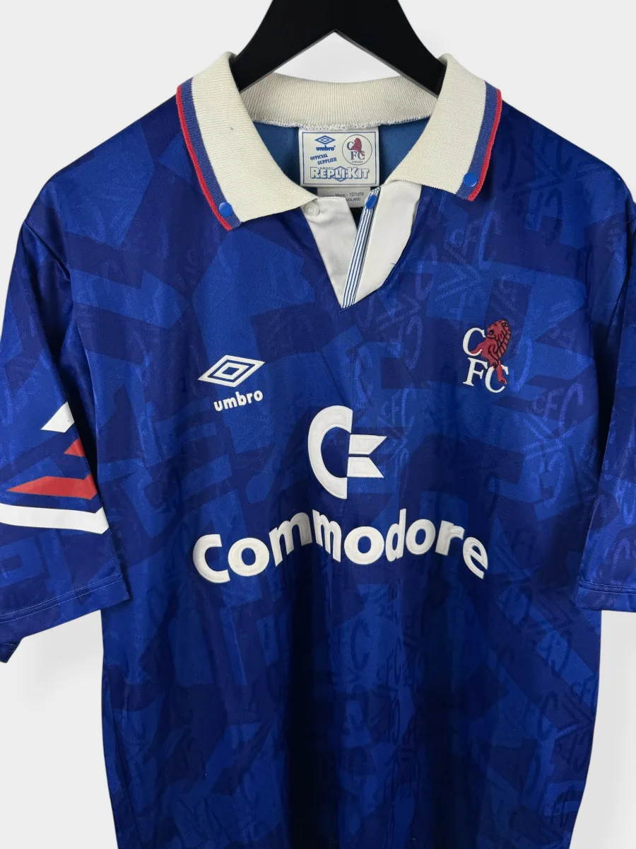 1991-93 CHELSEA home shirt, view 3