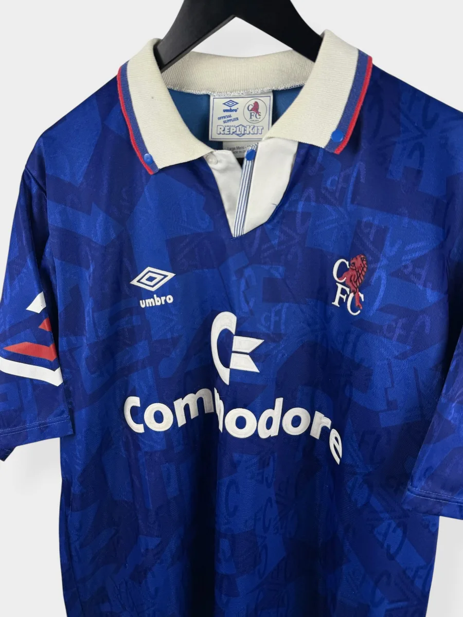 1991-93 CHELSEA home shirt, view 4