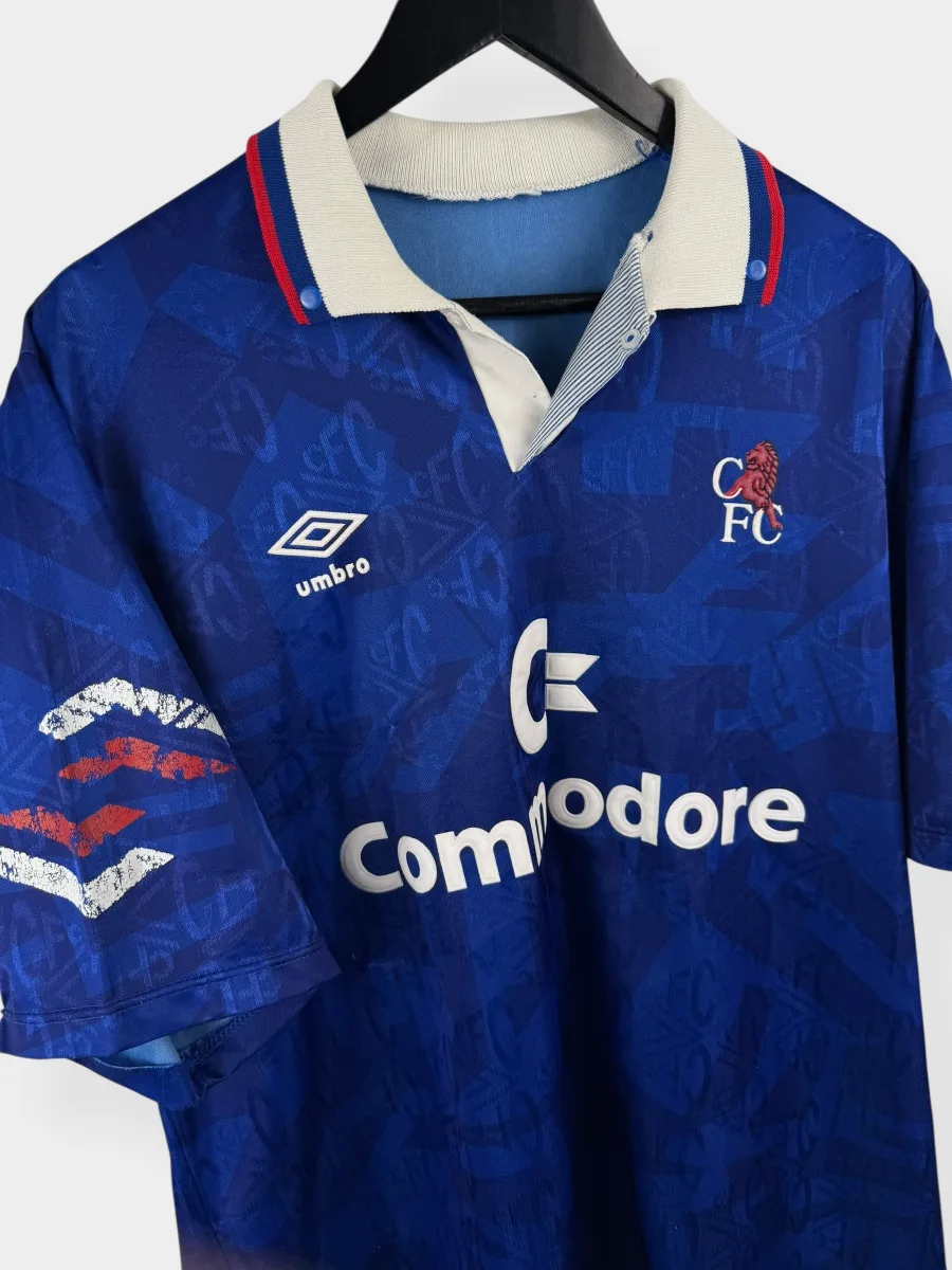 1991-93 CHELSEA home shirt, view 3