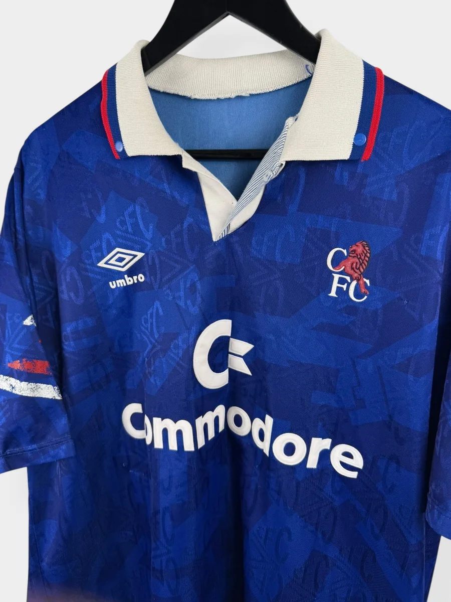 1991-93 CHELSEA home shirt, view 4