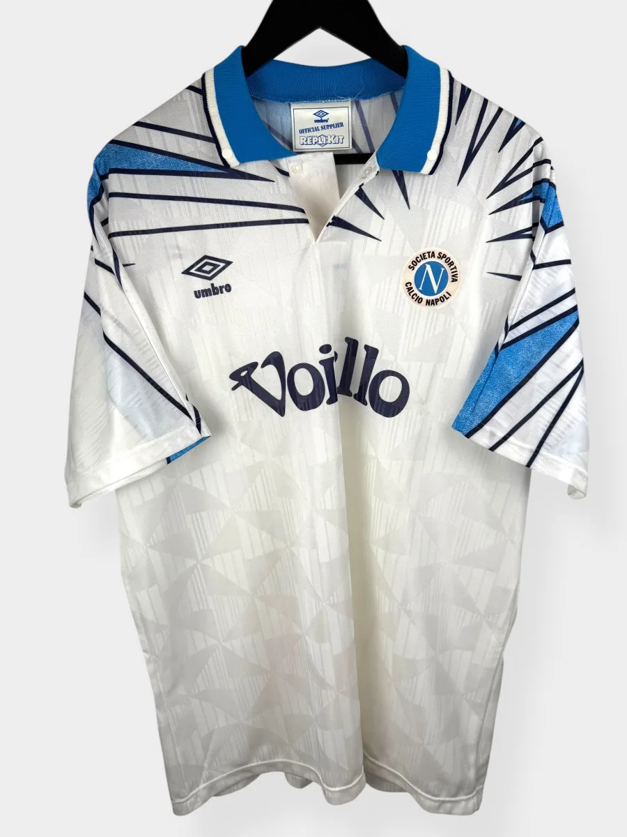 1991-93 NAPOLI AWAY SHIRT L