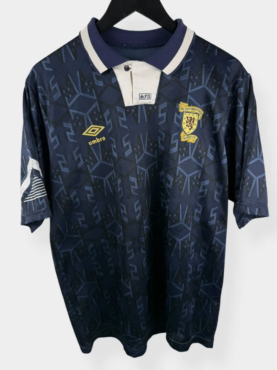 1991-94 SCOTLAND HOME SHIRT L