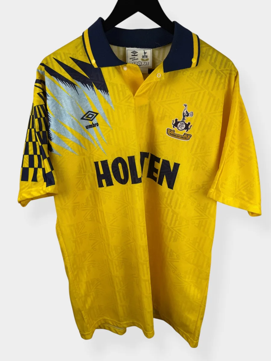 1991-95 TOTTENHAM HOTSPUR AWAY SHIRT L