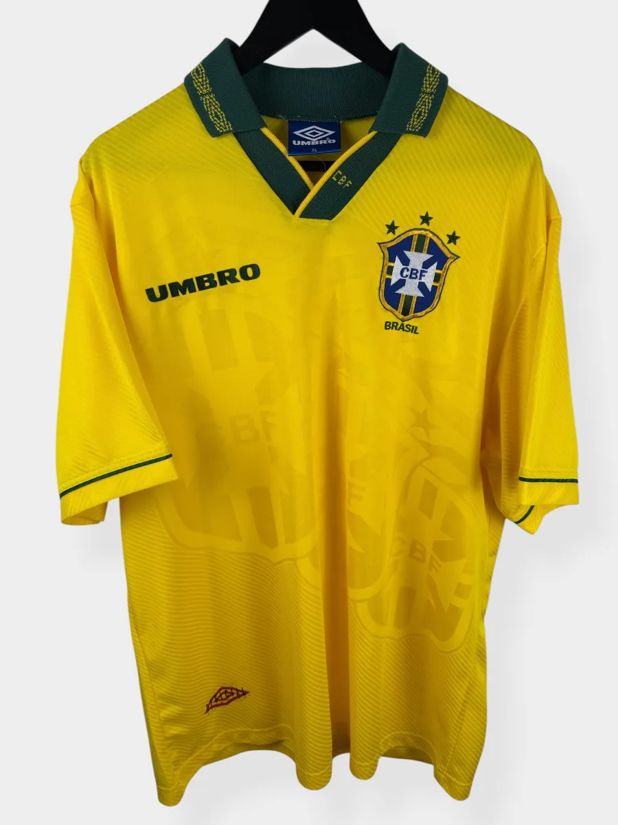 1993-94 BRAZIL HOME SHIRT XL