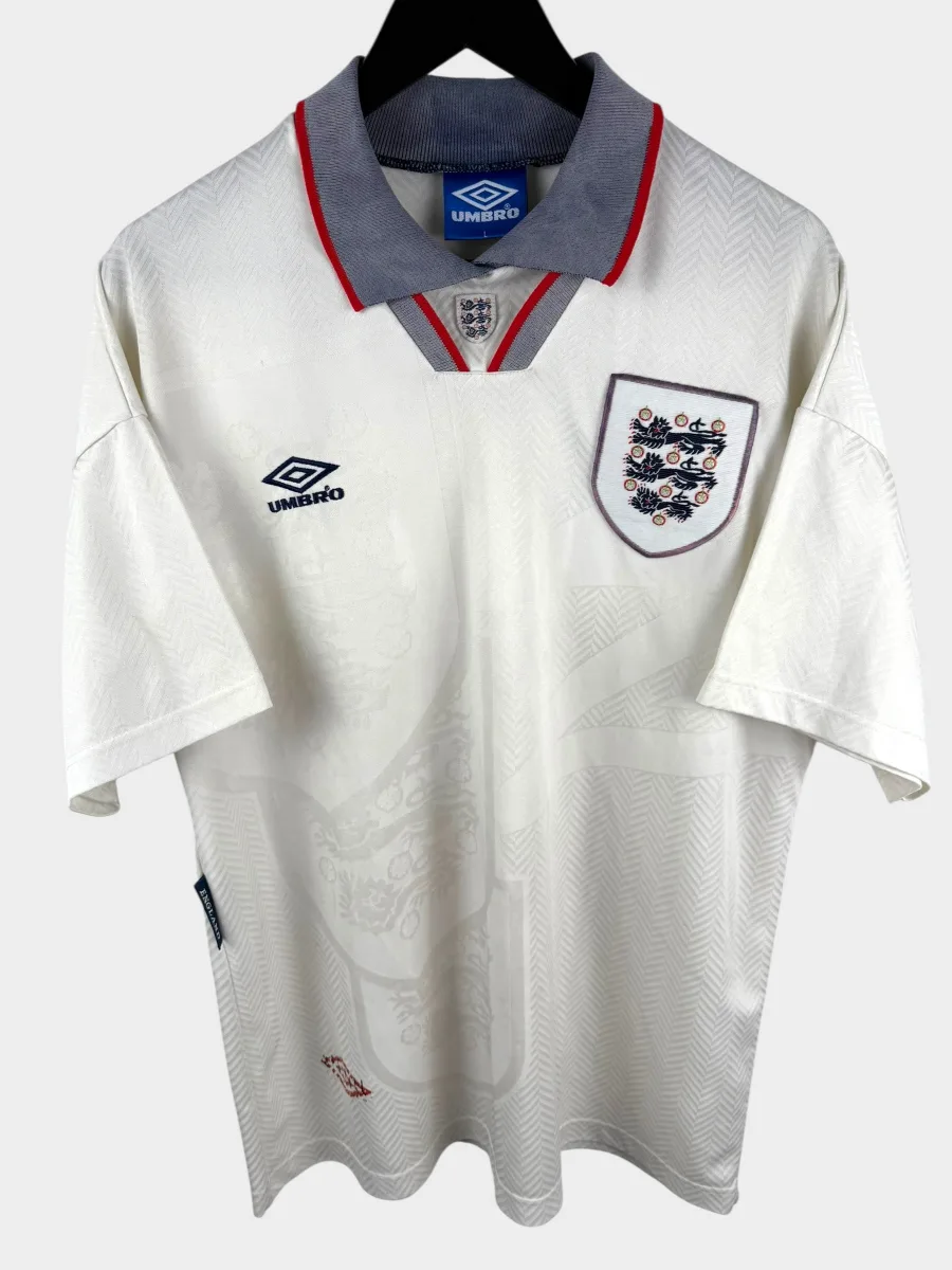 1993-95 ENGLAND HOME SHIRT L