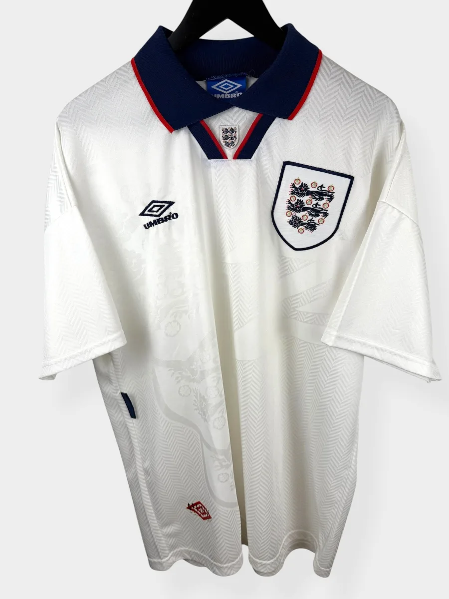 1993-95 ENGLAND HOME SHIRT XL