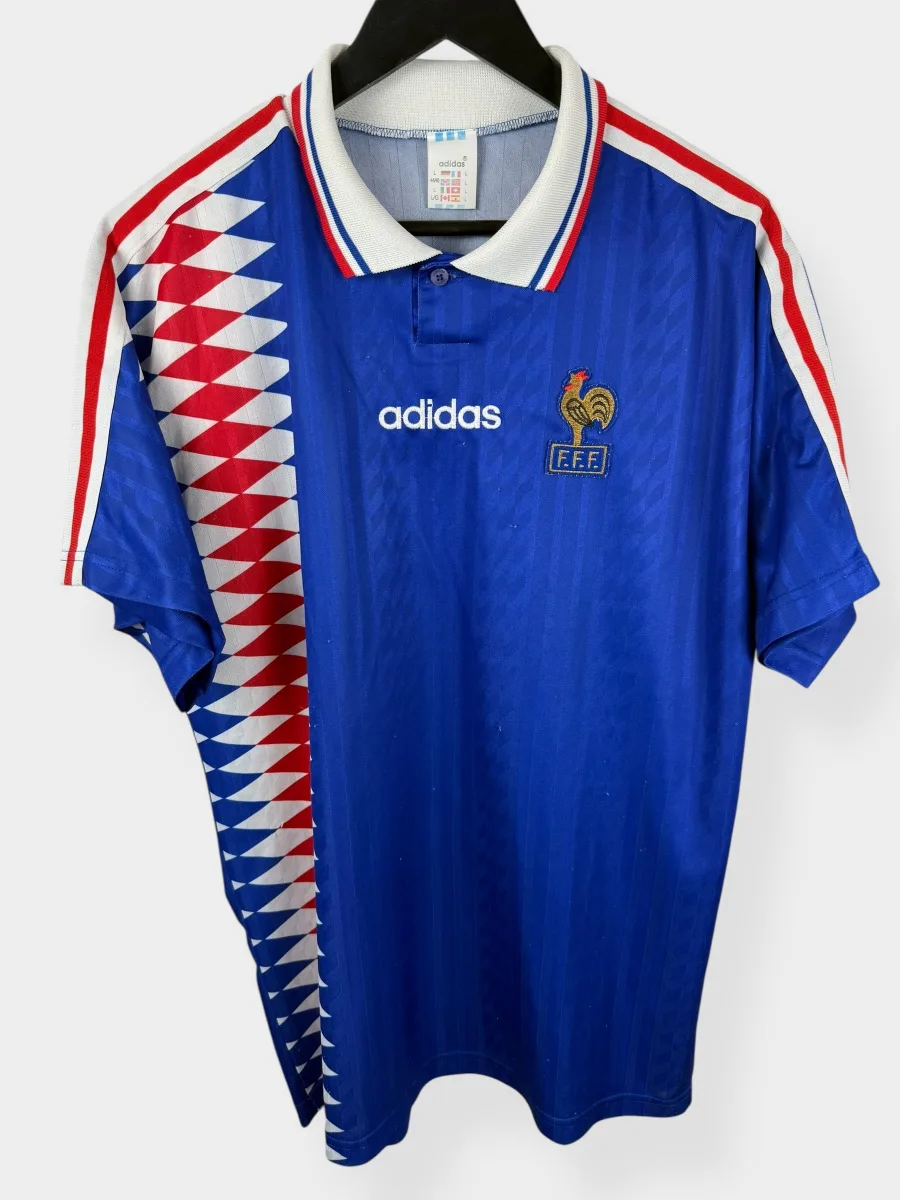 1994-96 FRANCE HOME SHIRT L