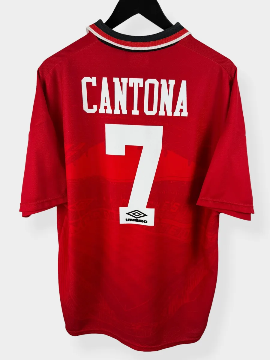 1994-96 MANCHESTER UNITED HOME SHIRT CANTONA #7 XL