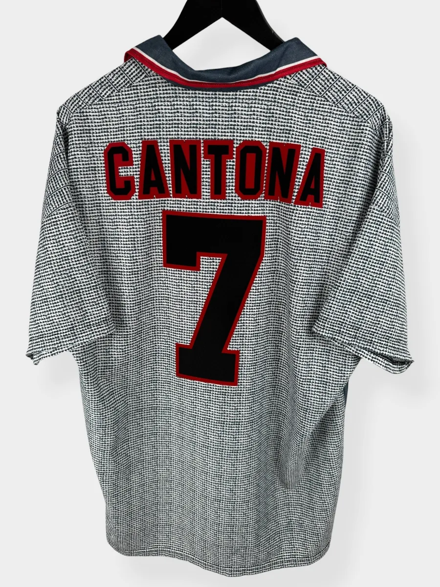 1995-96 MANCHESTER UNITED AWAY SHIRT CANTONA #7 XL