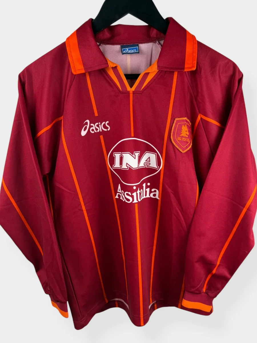 1996-97 AS ROMA HOME SHIRT LS S