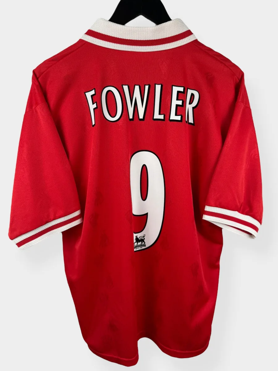 1996-98 LIVERPOOL HOME SHIRT FOWLER #9 M