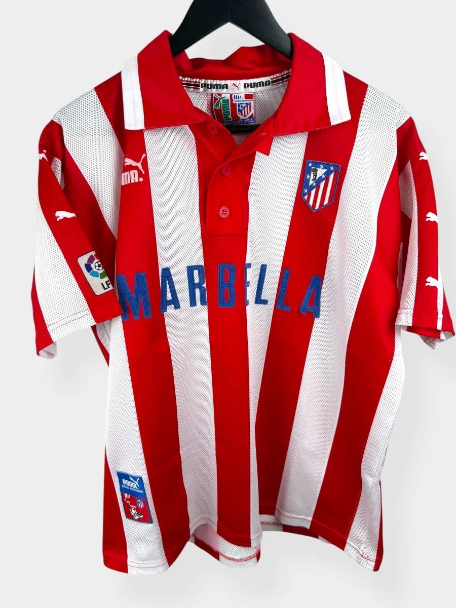 1997-98 ATLETICO MADRID HOME SHIRT M