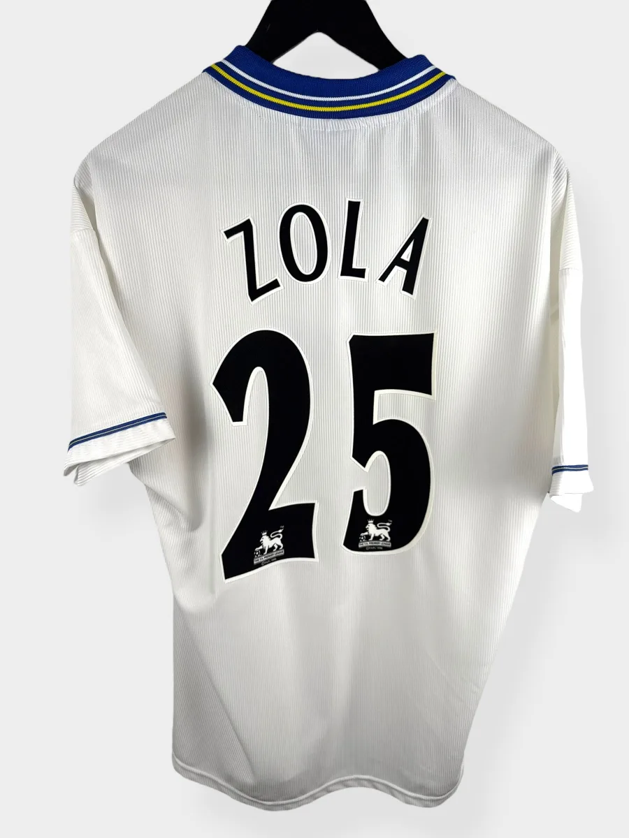 1998-00 CHELSEA AWAY SHIRT ZOLA #25 L