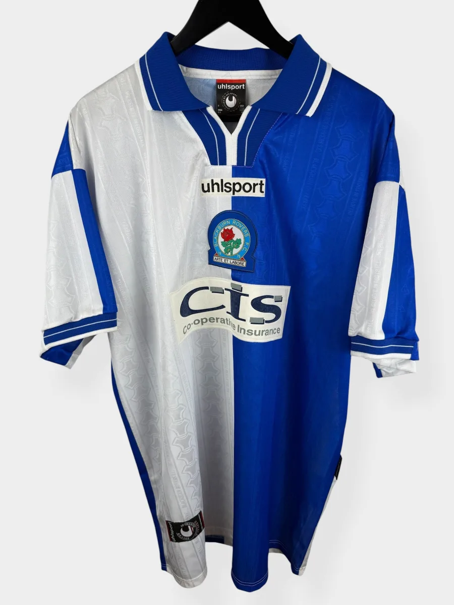 1998-99 BLACKBURN ROVERS HOME SHIRT XL
