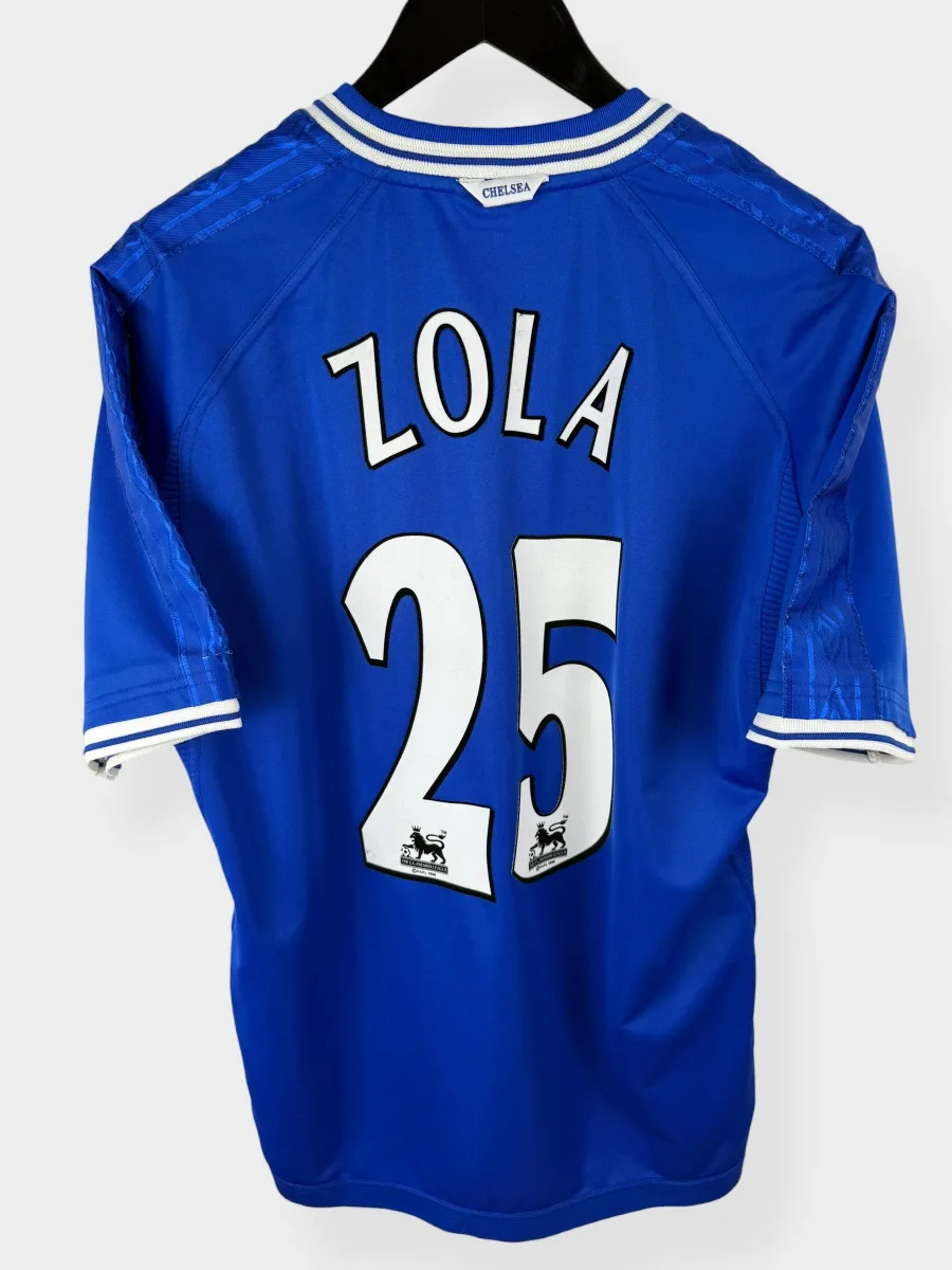 1999-01 CHELSEA HOME SHIRT ZOLA #25 L