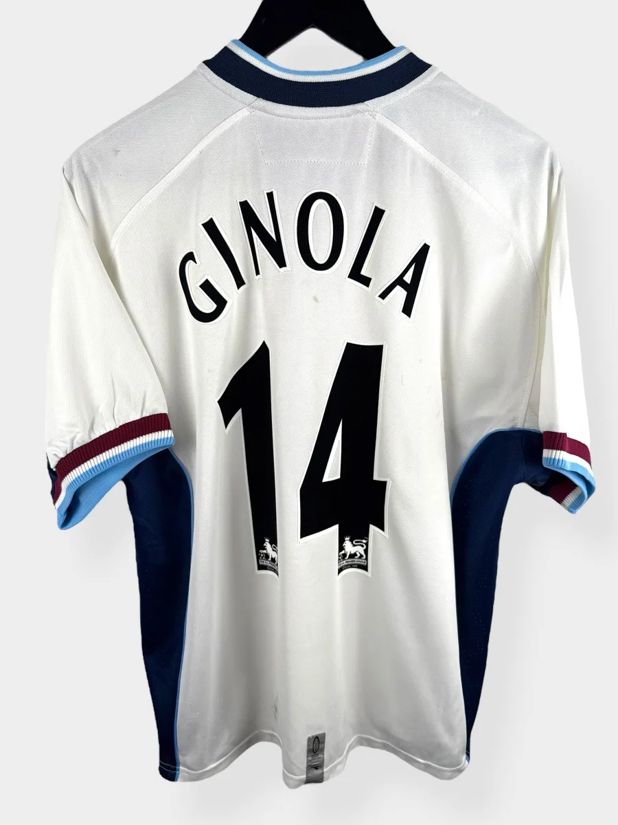 2000-01 ASTON VILLA THIRD SHIRT GINOLA #14 M