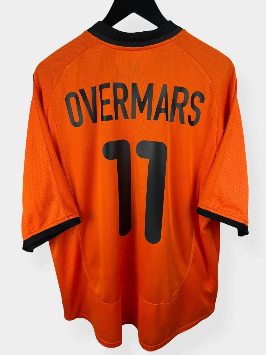 2000-02 NETHERLANDS HOME SHIRT OVERMARS #11 XL