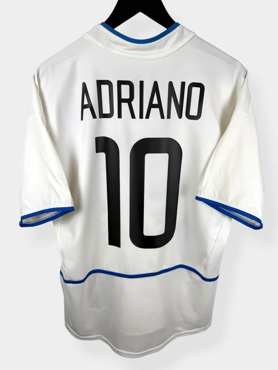 2002-03 INTER MILAN AWAY SHIRT ADRIANO #10 M