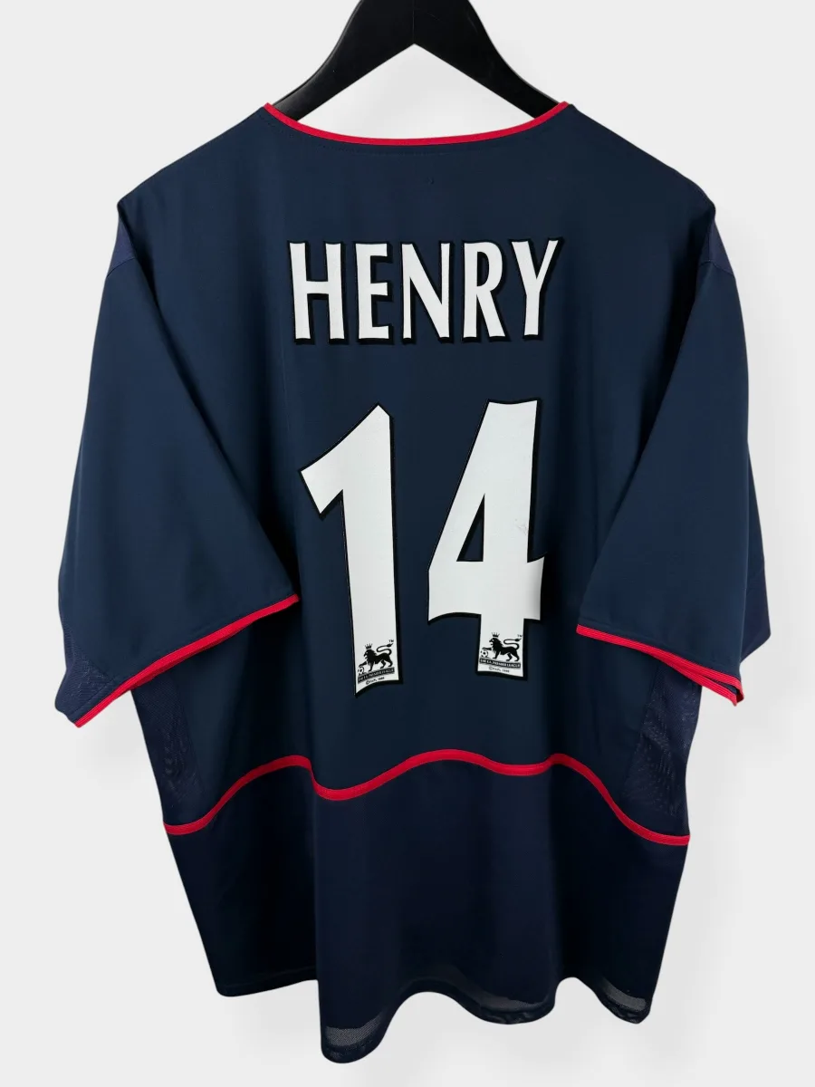 2002-04 ARSENAL AWAY SHIRT HENRY #14 XXL