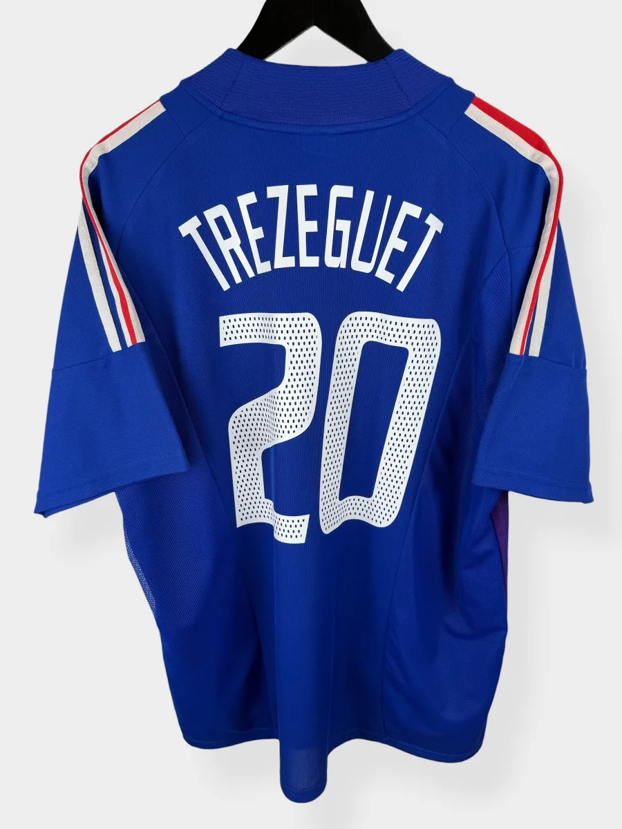 2002-04 FRANCE HOME SHIRT TREZEGUET #20 XL