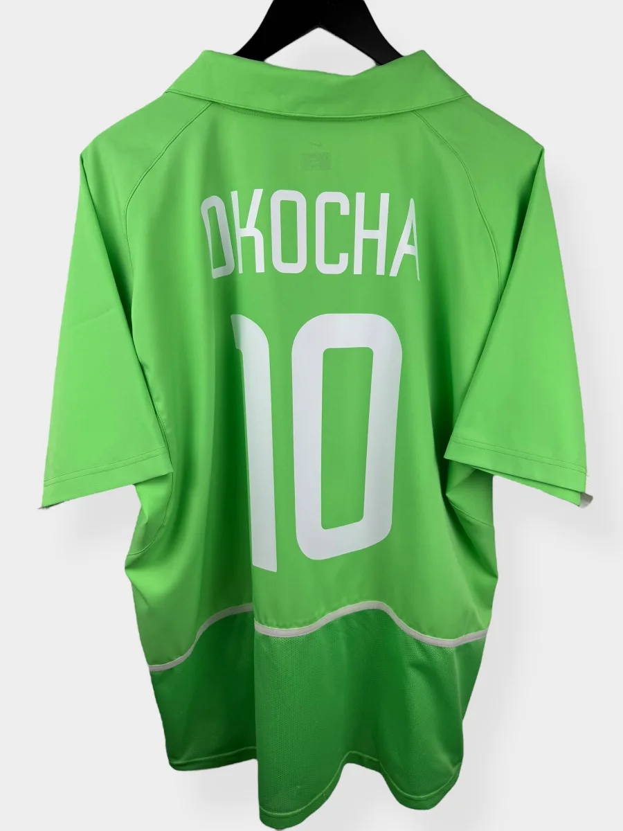 2002-04 NIGERIA HOME SHIRT OKOCHA #10 XL