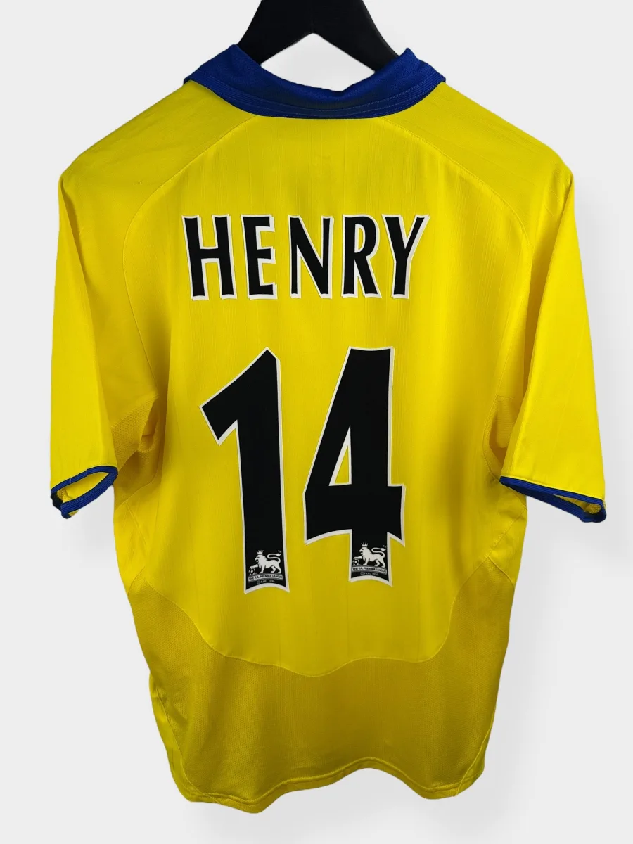 2003-04 ARSENAL AWAY SHIRT HENRY #14 S