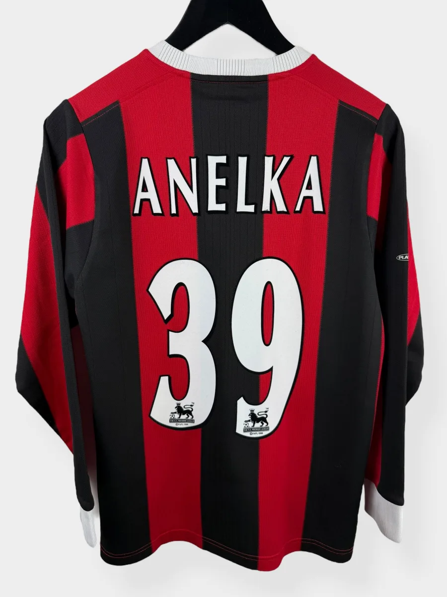2003-04 MANCHESTER CITY AWAY SHIRT ANELKA #39 S LS