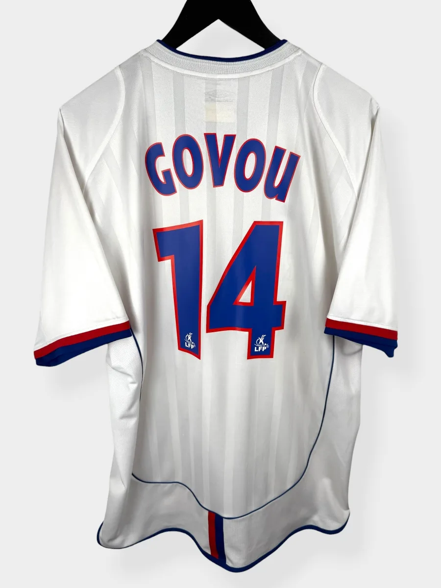 2003-04 OLYMPIQUE LYONNAIS HOME SHIRT GAVOU #14 XL