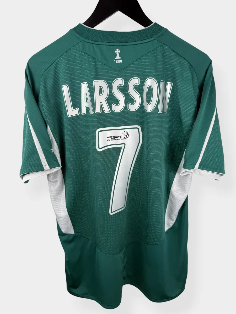 2004-05 CELTIC AWAY SHIRT LARSSON #7 L