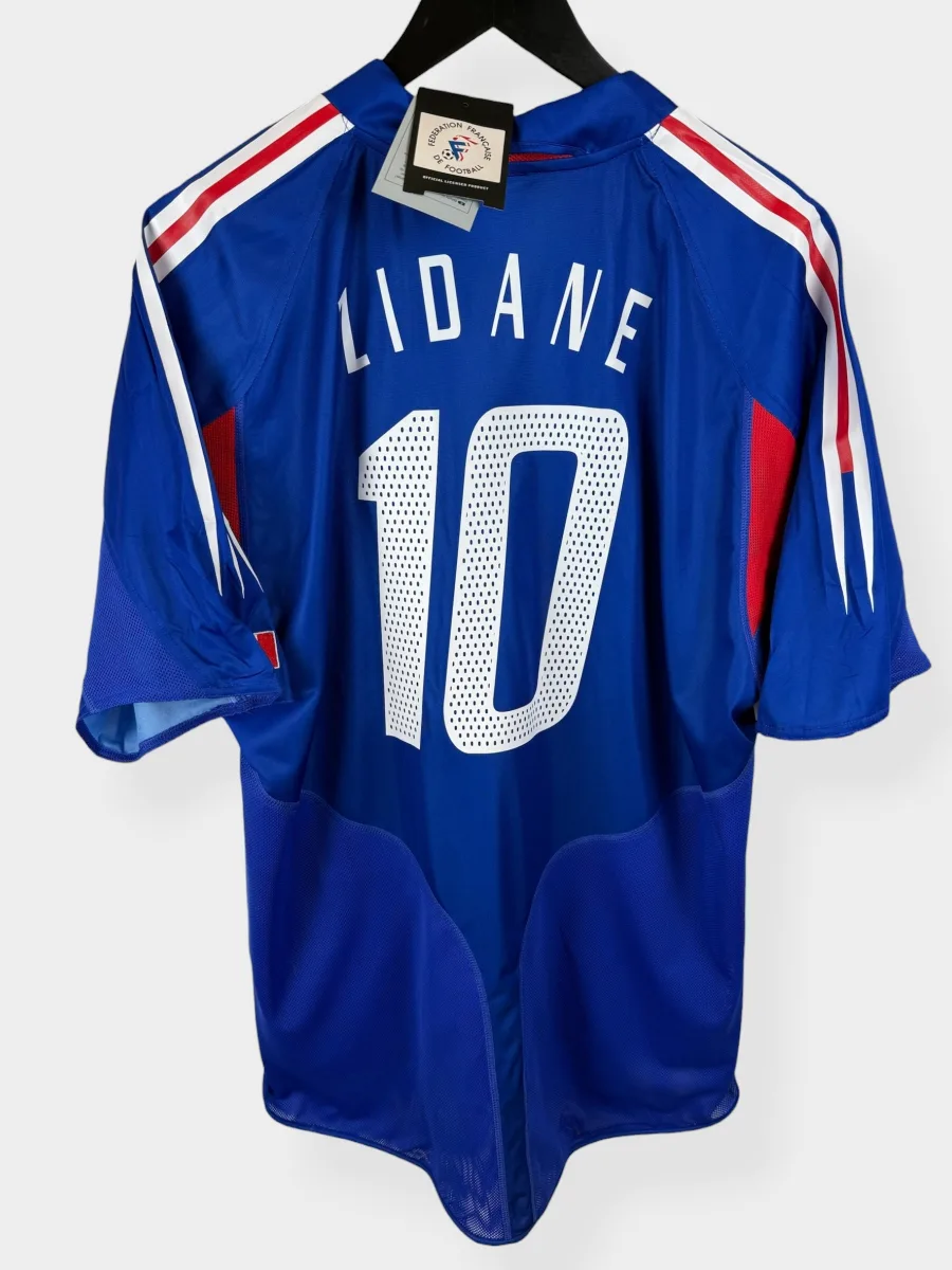 2004-06 FRANCE HOME SHIRT ZIDANE #10 XL