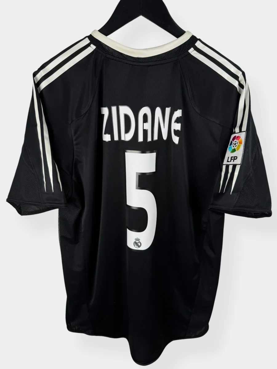 2004-05 REAL MADRID AWAY SHIRT ZIDANE #5 M