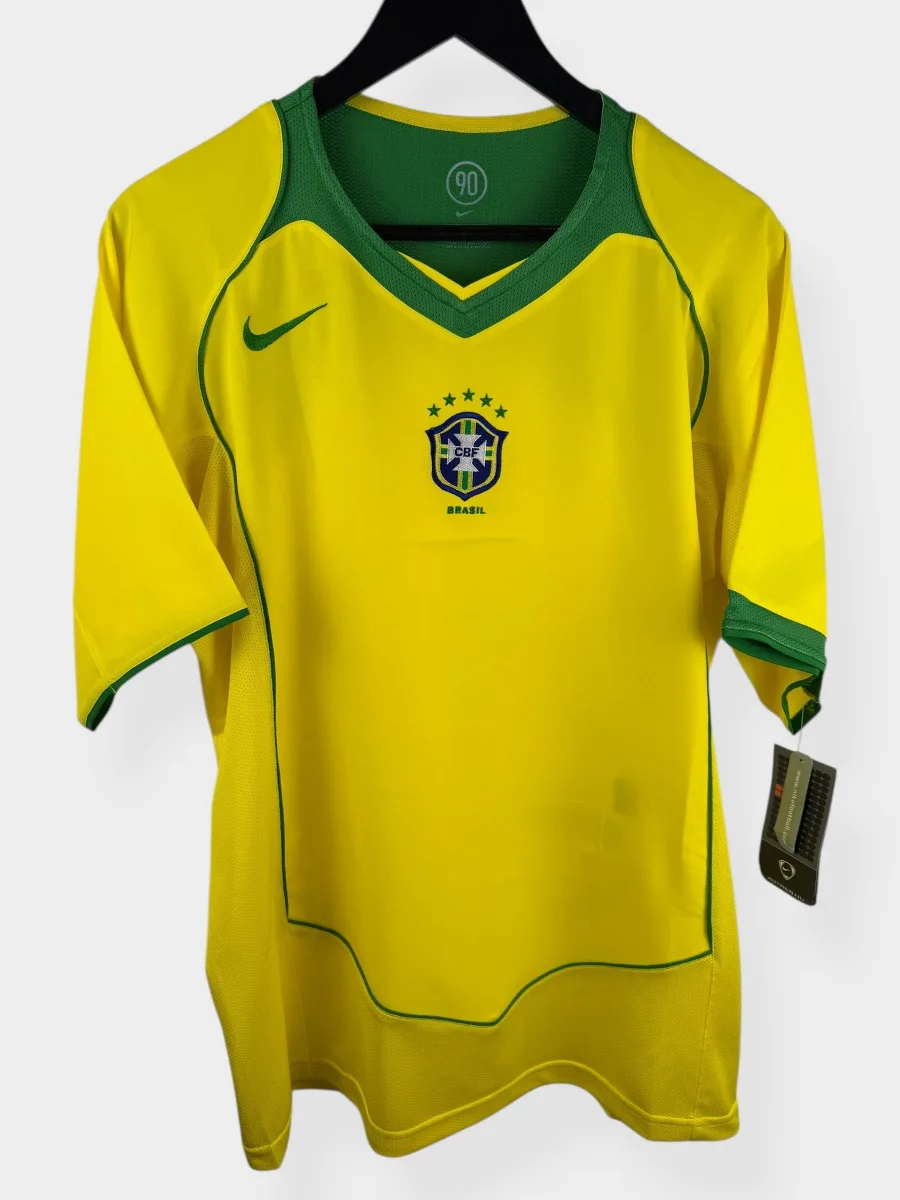 2004-06 BRAZIL HOME SHIRT M