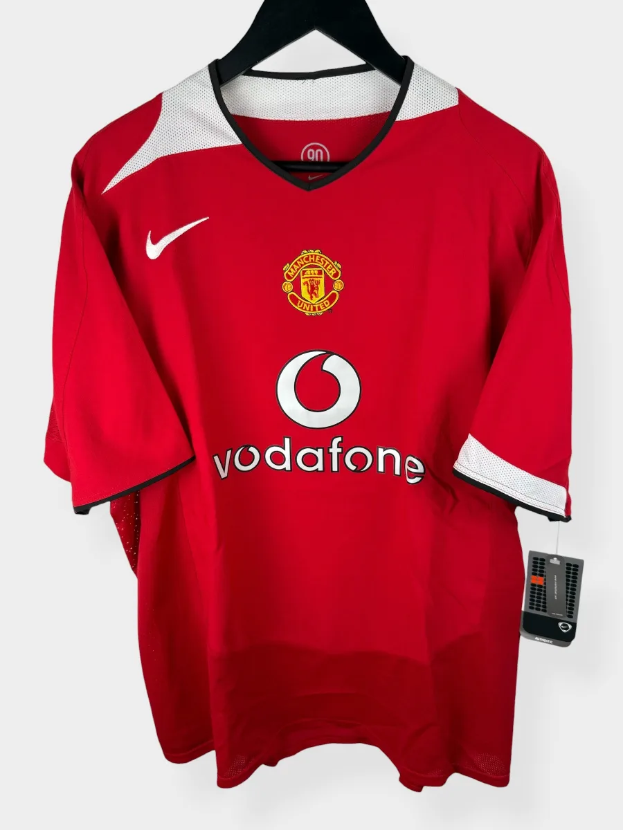 2004-06 MANCHESTER UNITED HOME SHIRT XL