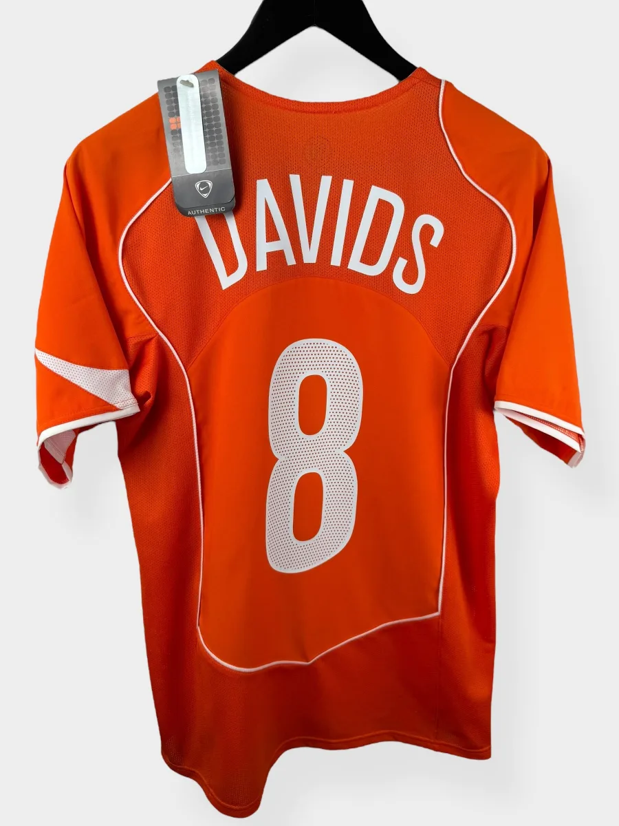 2004-06 NETHERLANDS HOME SHIRT DAVIDS #8 S