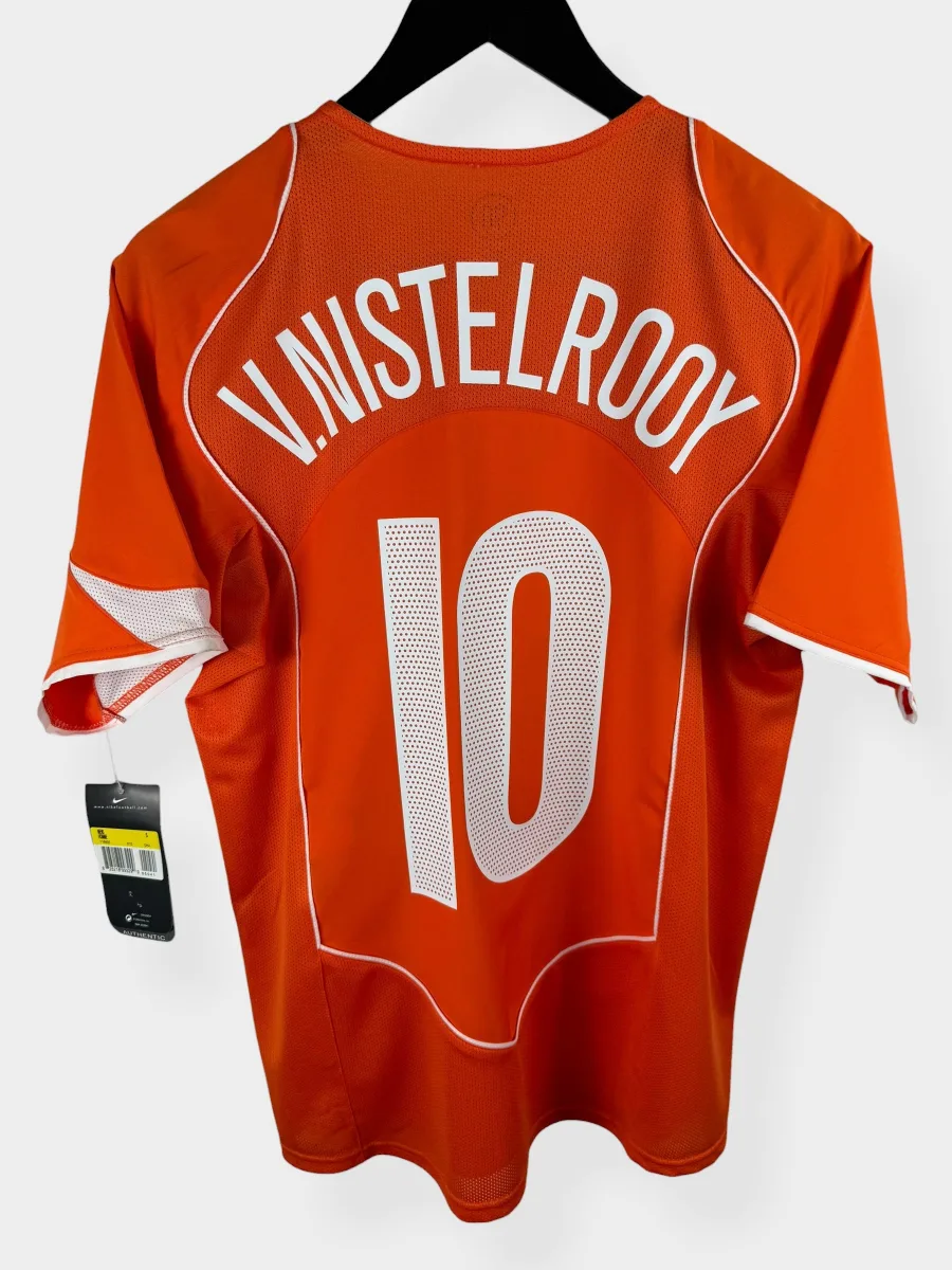 2004-06 NETHERLANDS HOME SHIRT V. NISTELROOY #10 S