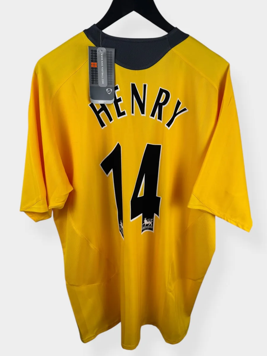 2005-06 ARSENAL AWAY SHIRT HENRY #14 XL