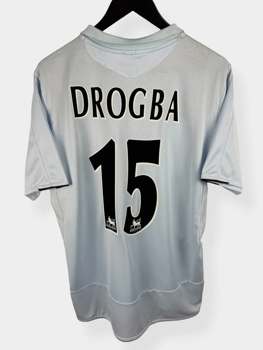 2005-06 CHELSEA AWAY SHIRT DROGBA #15 L