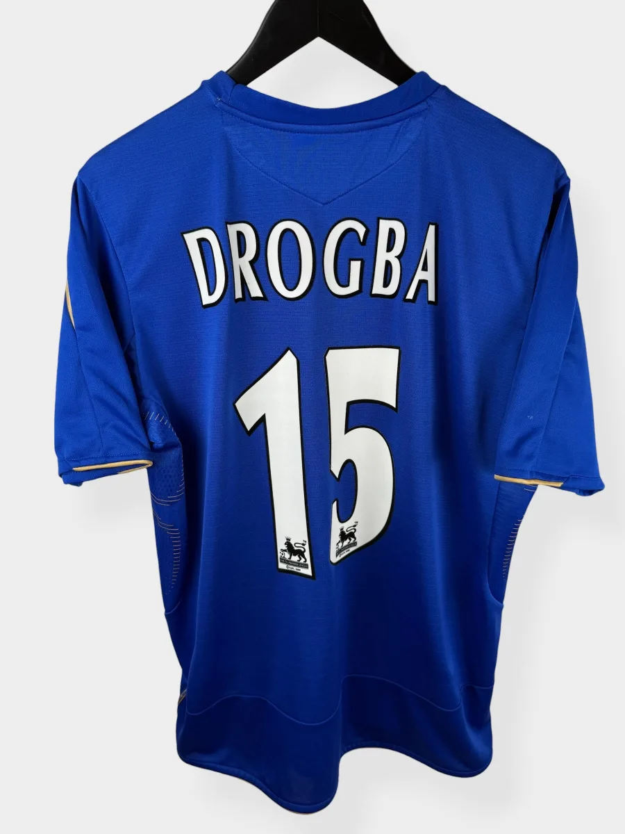 2005-06 CHELSEA HOME SHIRT DROGBA #15 L