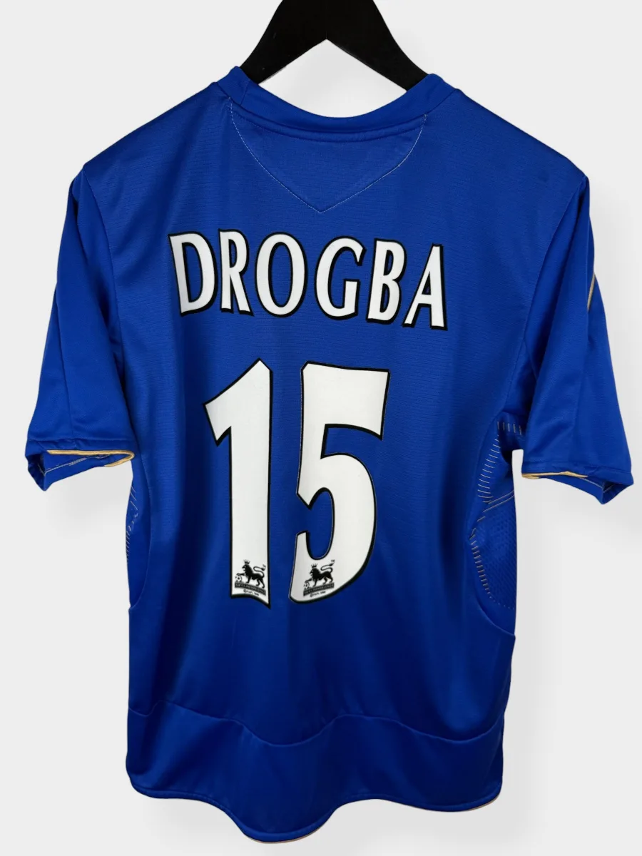 2005-06 CHELSEA HOME SHIRT DROGBA #15 M