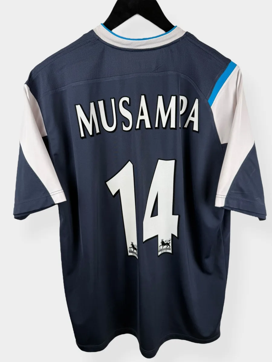 2005-06 MANCHESTER CITY AWAY SHIRT MUSAMPA #14 XL