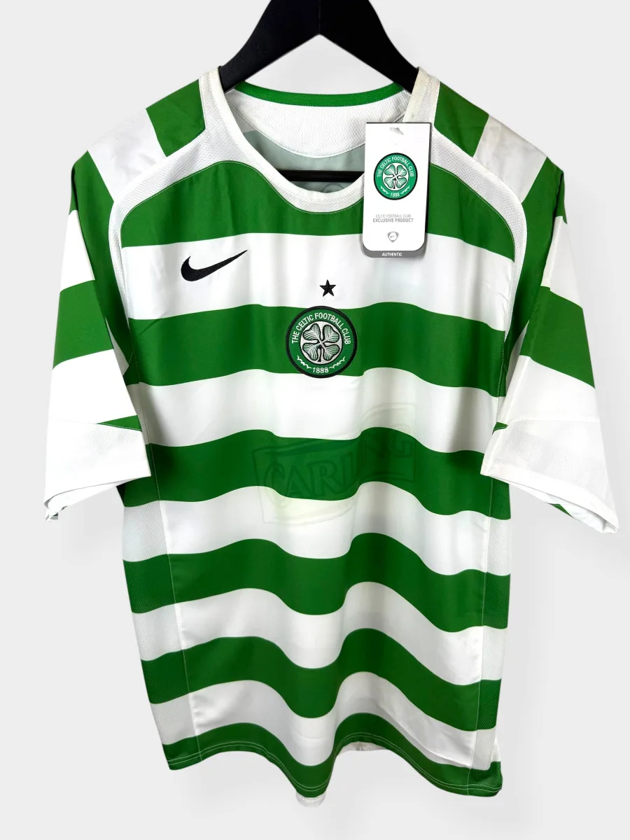 2005-07 CELTIC HOME SHIRT L