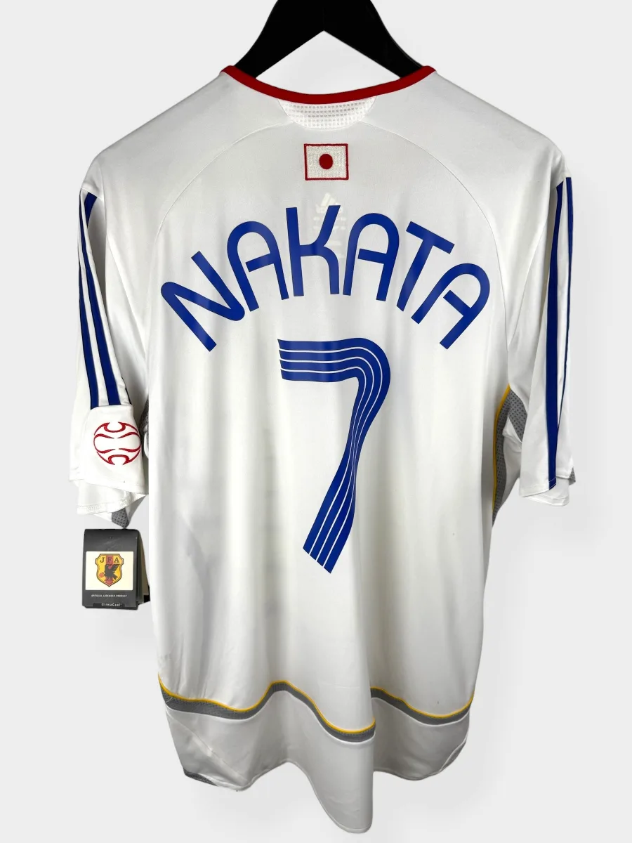 2006-08 JAPAN AWAY SHIRT NAKATA #7 L