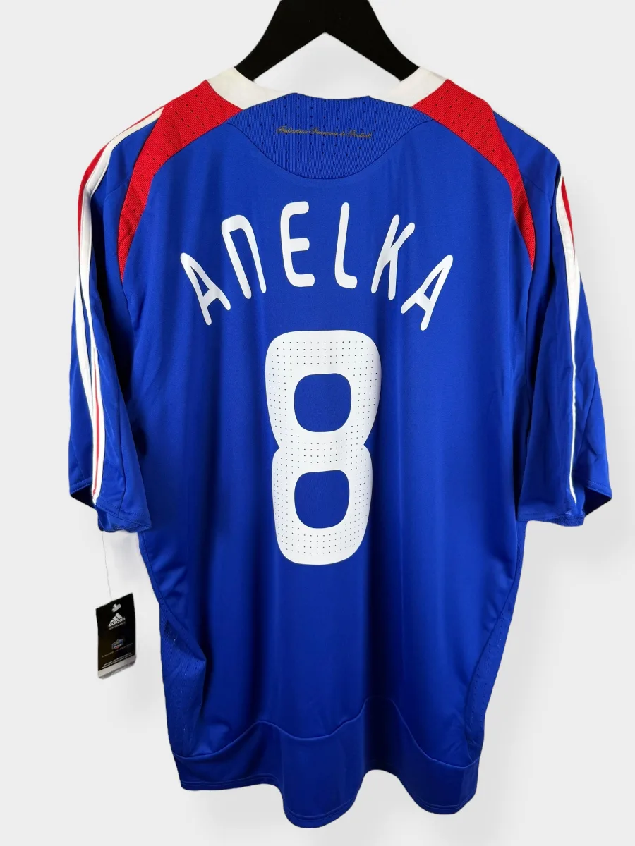 2007-08 FRANCE HOME SHIRT ANELKA #8 XL