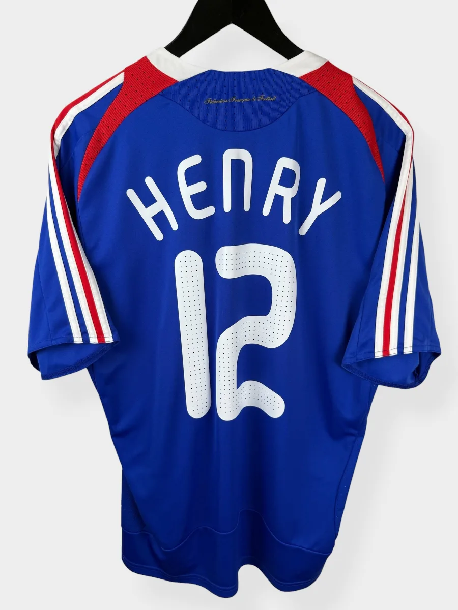 2007-08 FRANCE HOME SHIRT HENRY #12 L