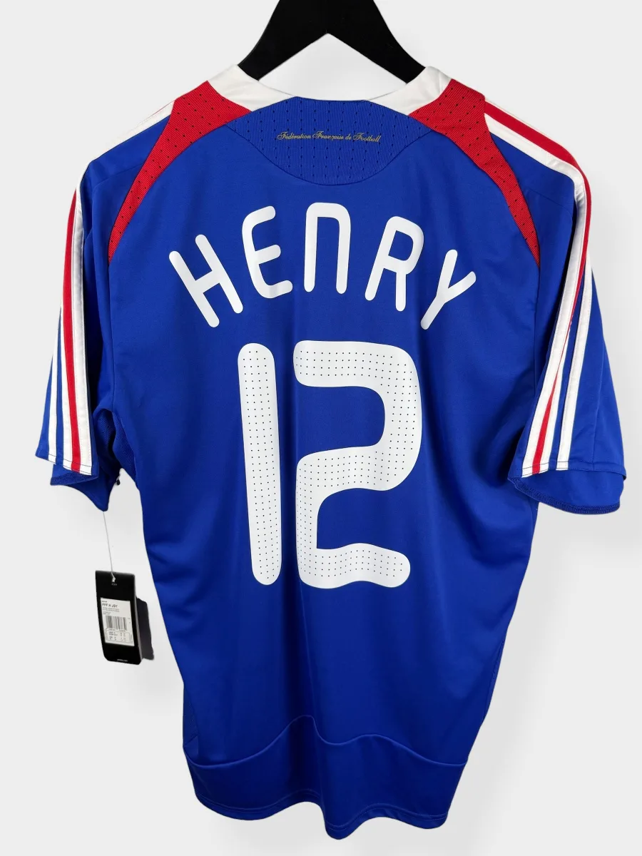 2007-08 FRANCE HOME SHIRT HENRY #12 M