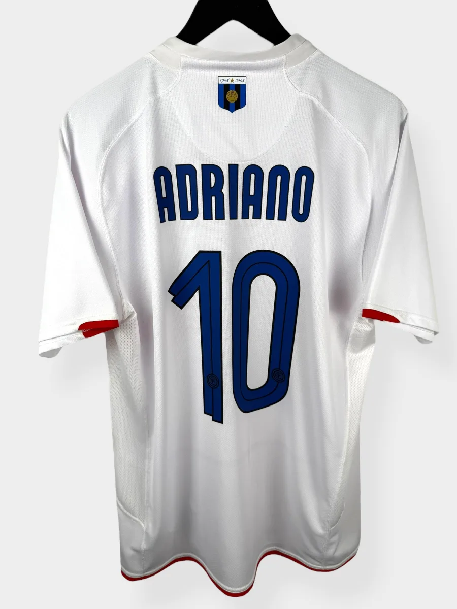2007-08 INTER MILAN AWAY SHIRT ADRIANO #10 L