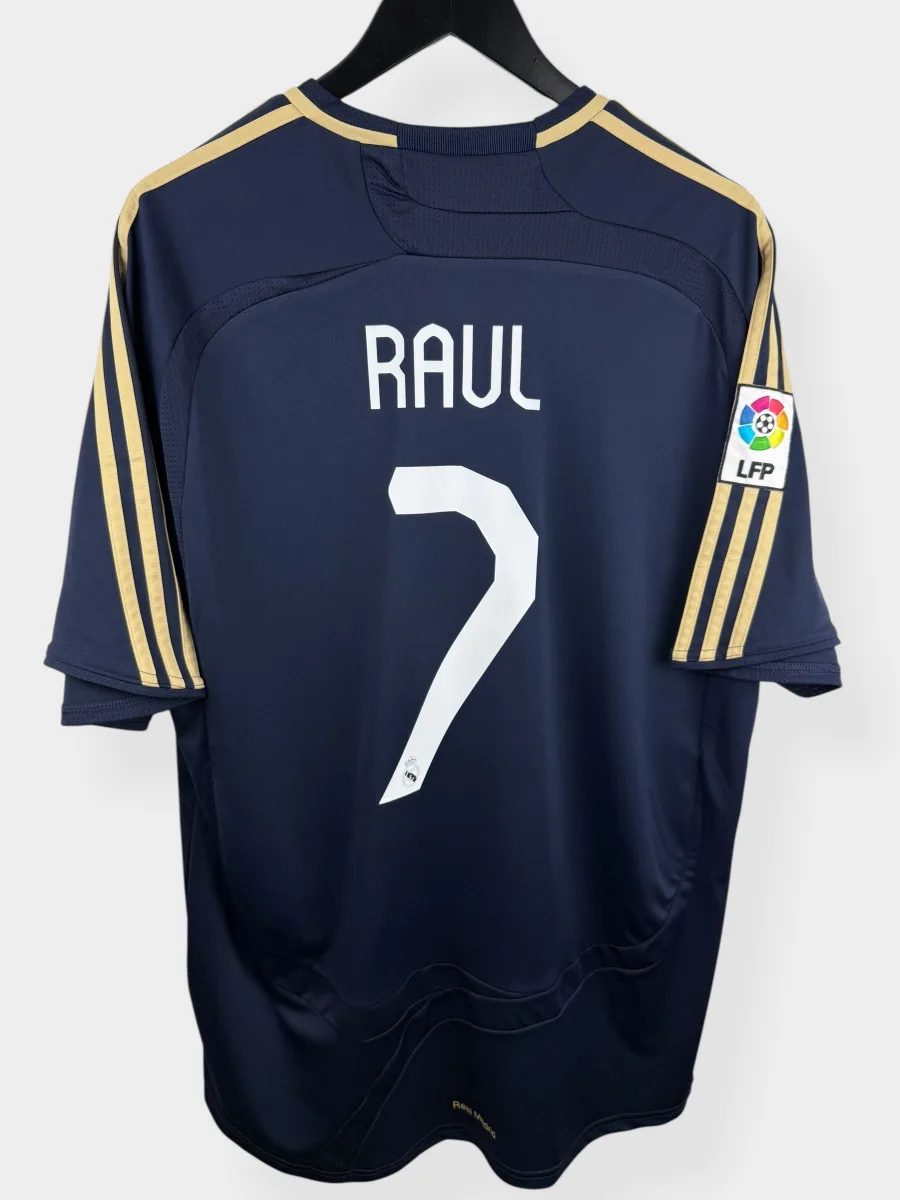 2007-08 REAL MADRID AWAY SHIRT RAUL #7 XL