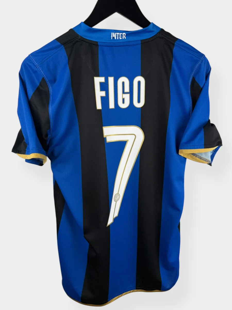 2008-09 INTER MILAN HOME SHIRT FIGO #7 S