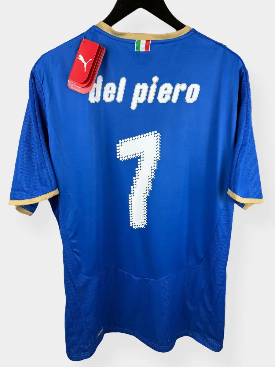 2008-09 ITALY HOME SHIRT DEL PIERO #7 XL