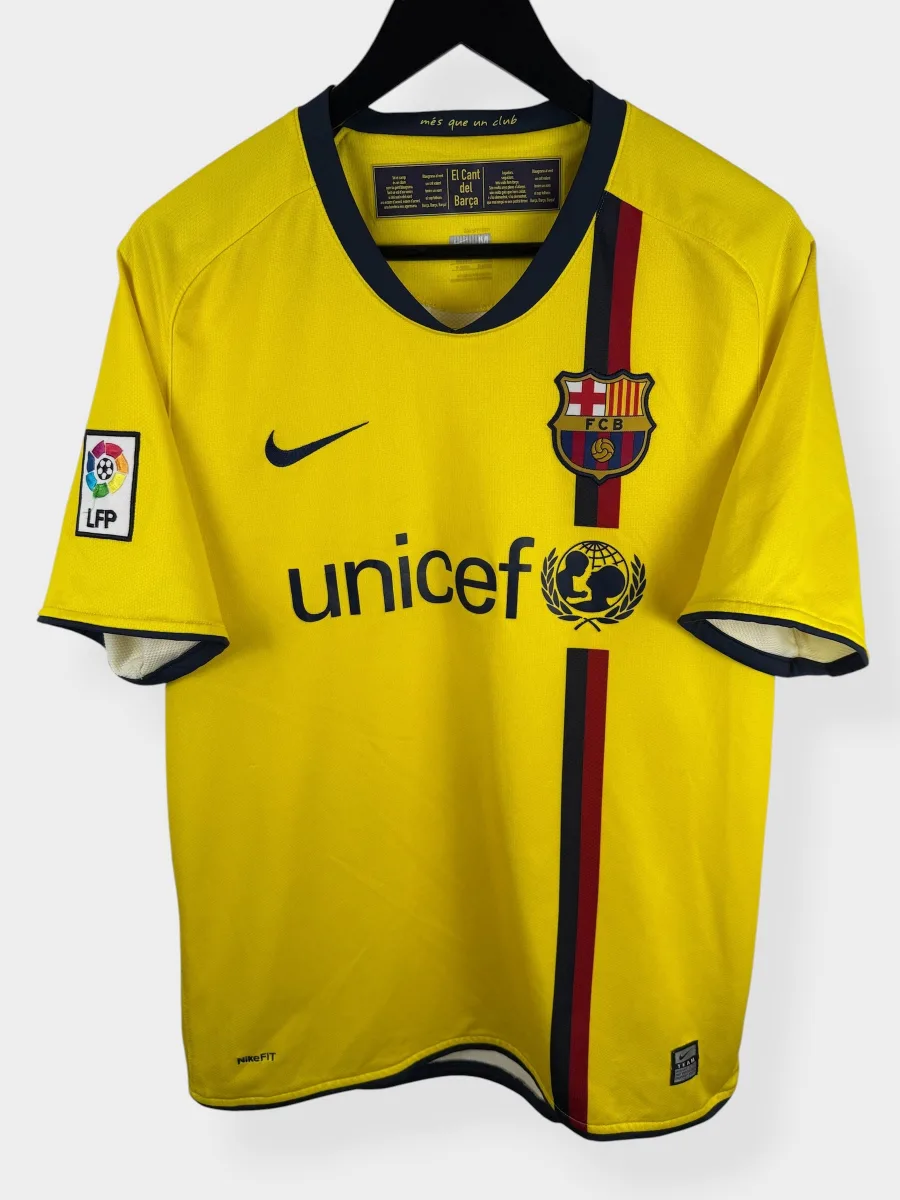 2008-10 BARCELONA AWAY SHIRT M